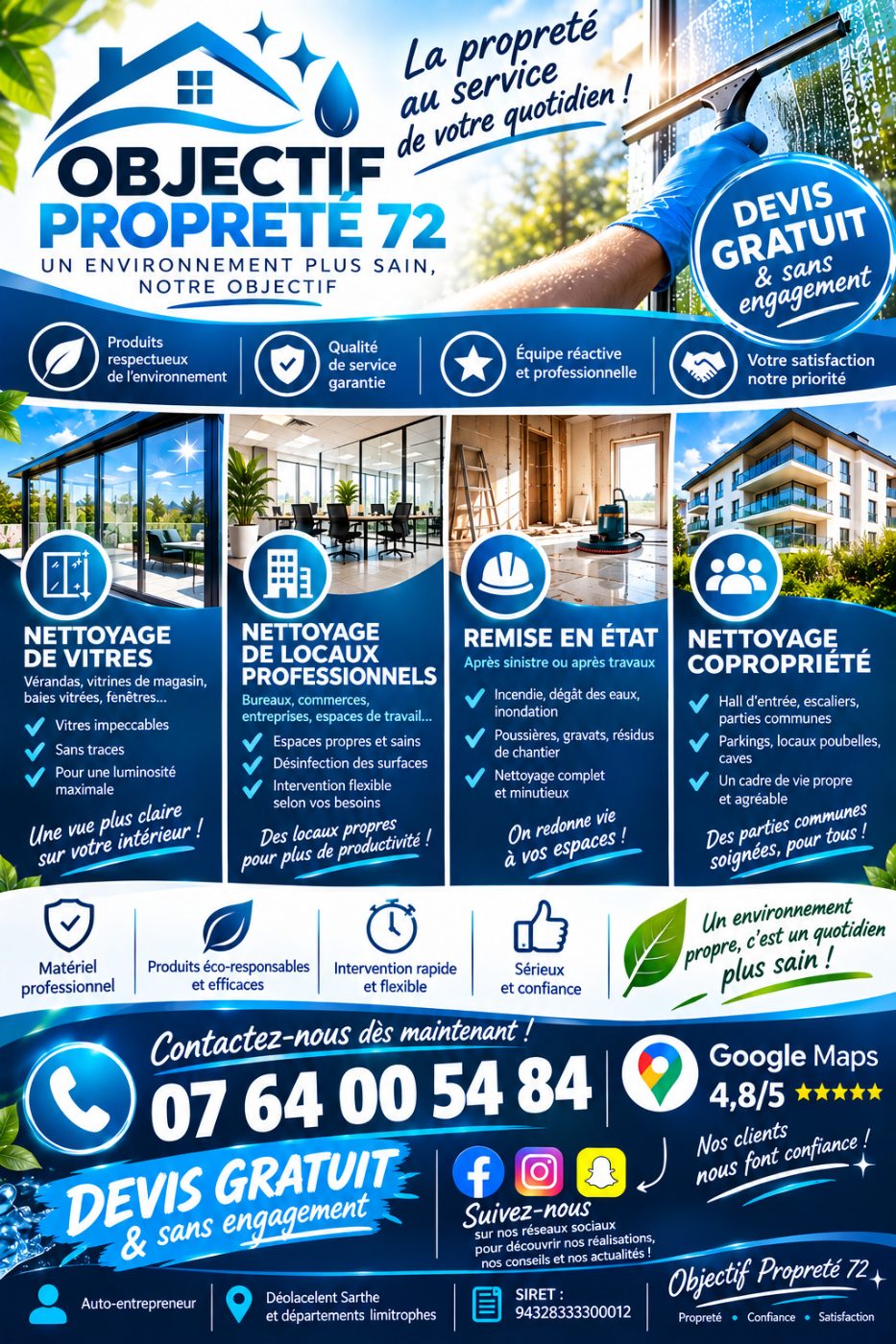 Logo Objectif Proprete 72