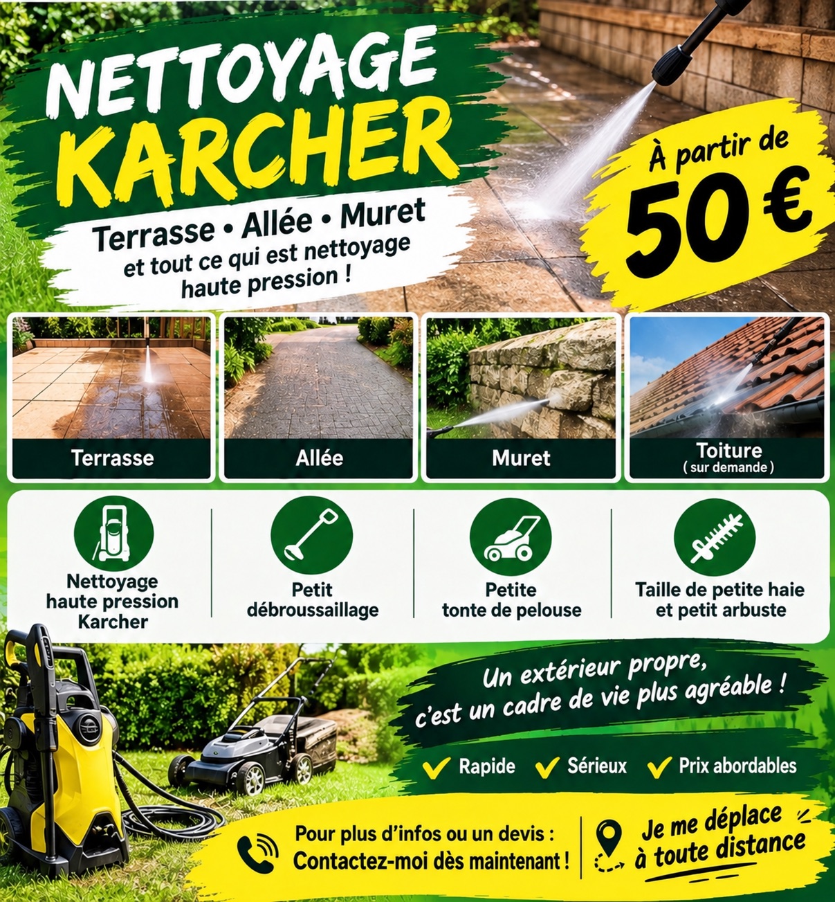 Logo NETTOYAGE KARCHER & PETITS TRAVAUX EXTÉRIEURS