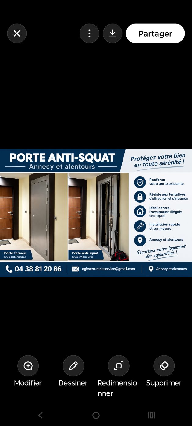 Réalisation AGIR SERRURERIE